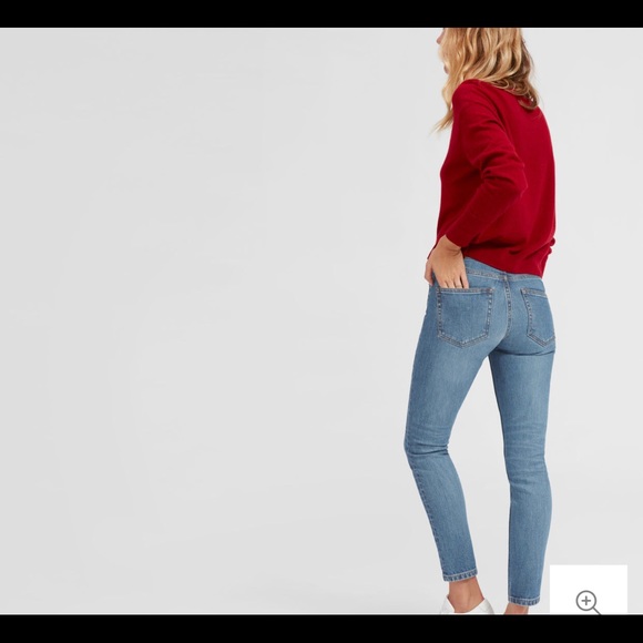 Everlane Mid Rise Skinny in Mid-Blue - Ankle - Picture 7 of 7